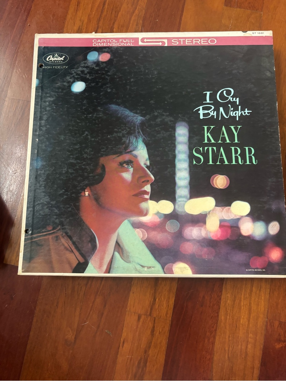 Kay Start I cry by night vinyl record with cover